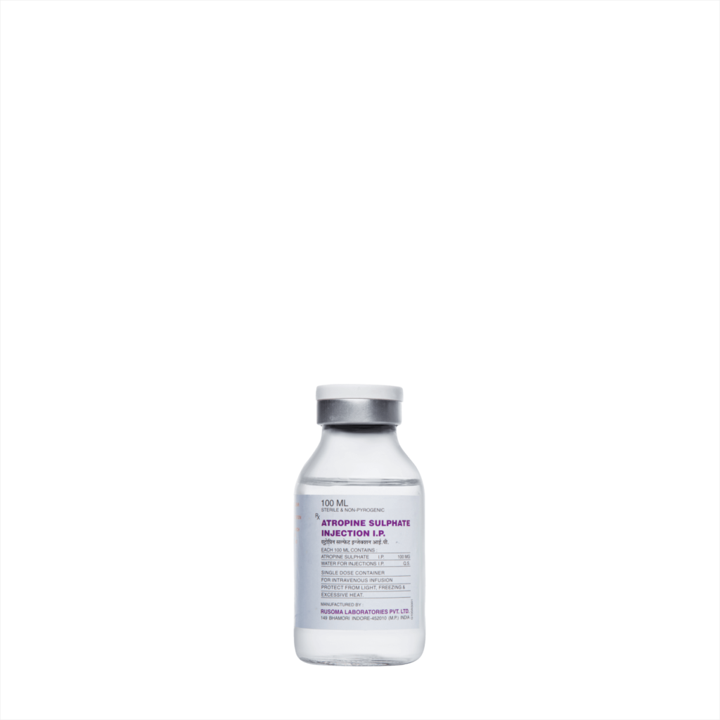 Atropine Sulphate Injection I.P. – GB – 100 ML