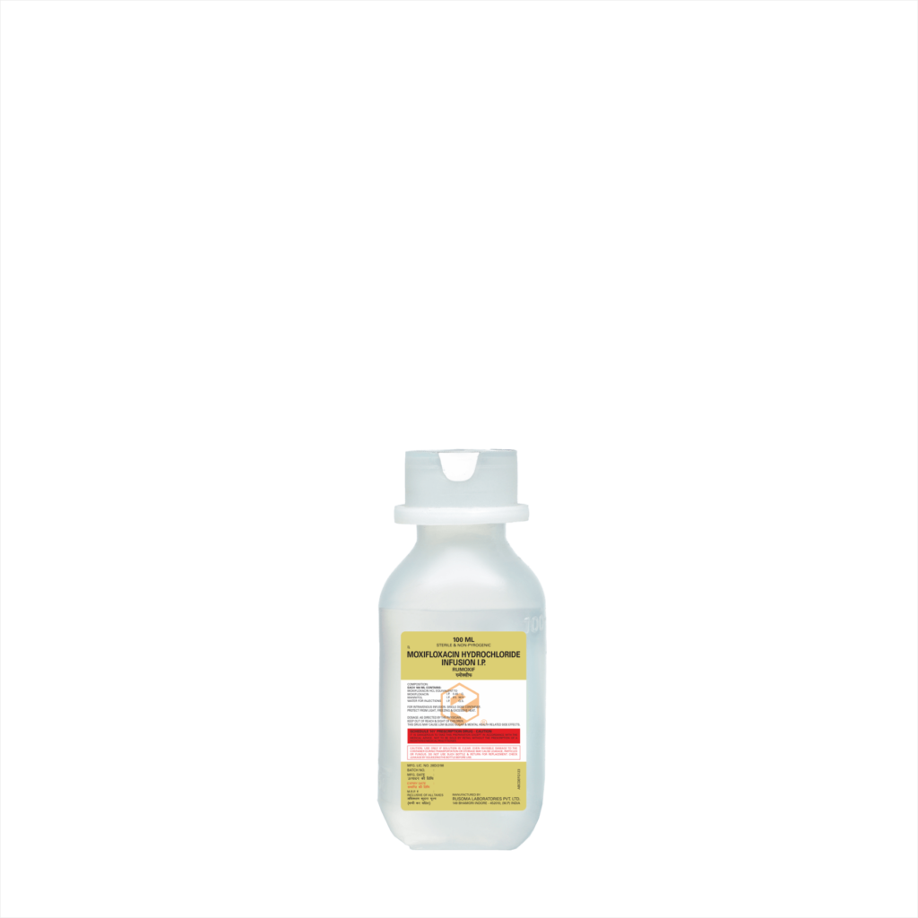 Moxifloxacin HCL Infusion I.P. – DD – 100 ML