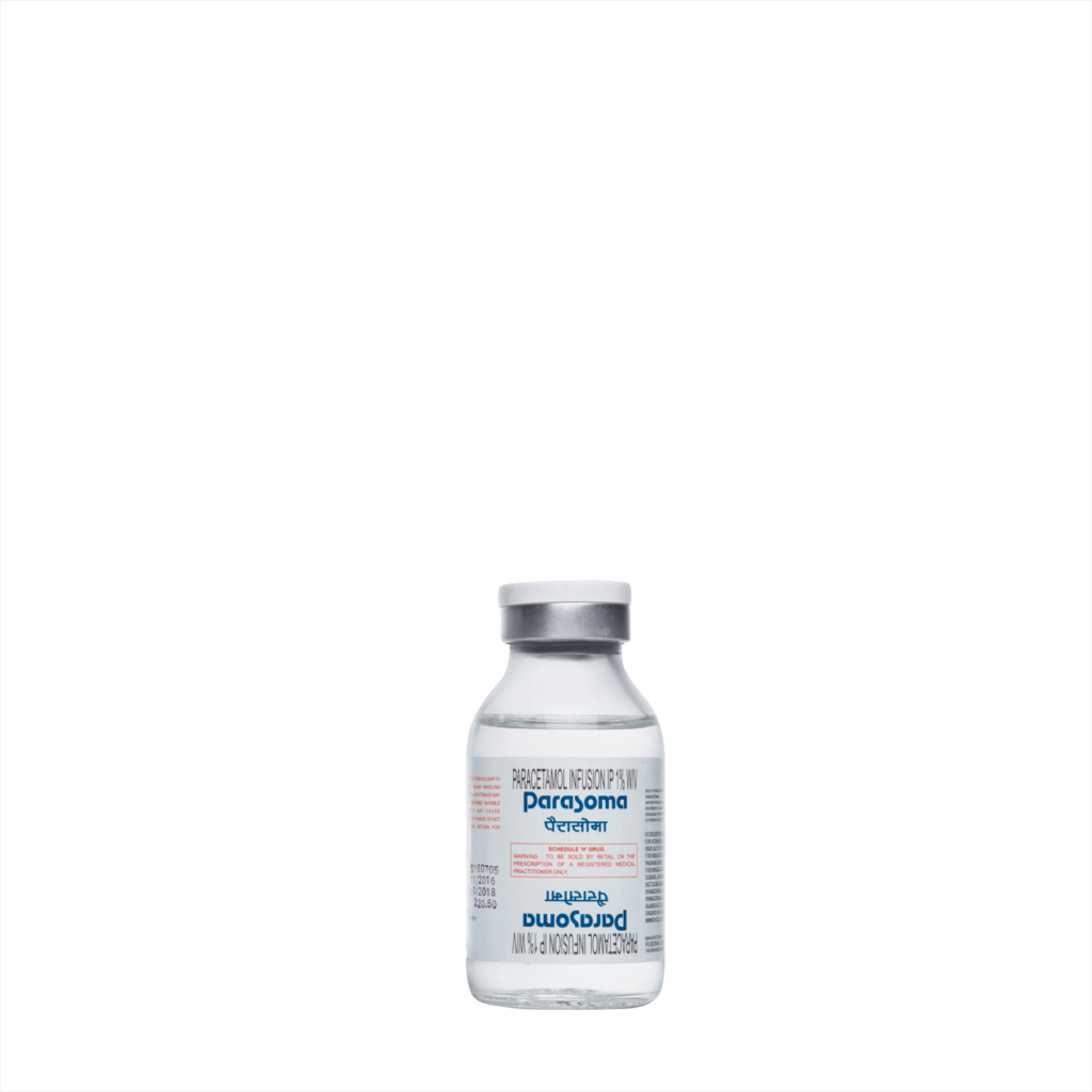 Paracetamol Infusion I.P. 1% W/V – GB – 100 ML