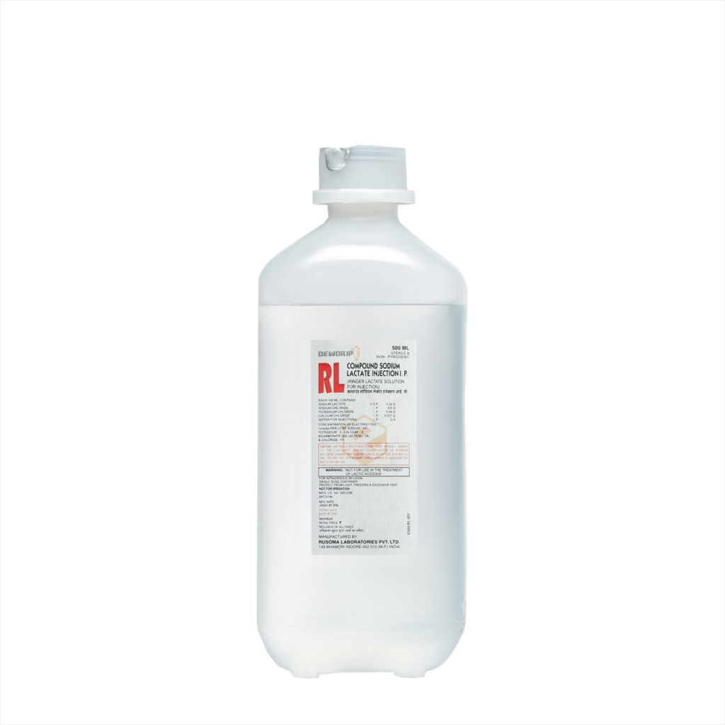 Compound Sodium Lactate Injection I.P. – DD – 500 ML