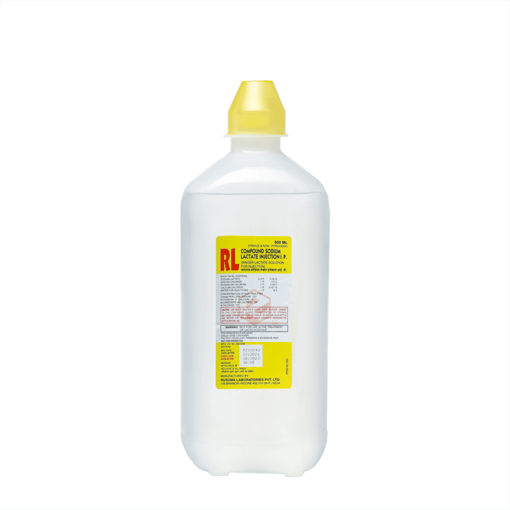 Compound Sodium Lactate Injection I.P. – NH – 500 ML