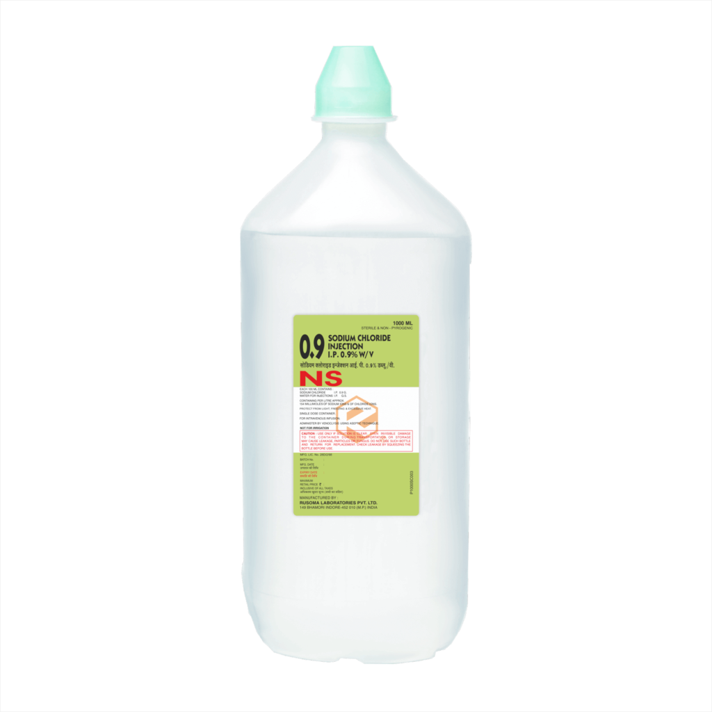 Sodium Chloride Injection I.P. 0.9% W/V – NH – 1L